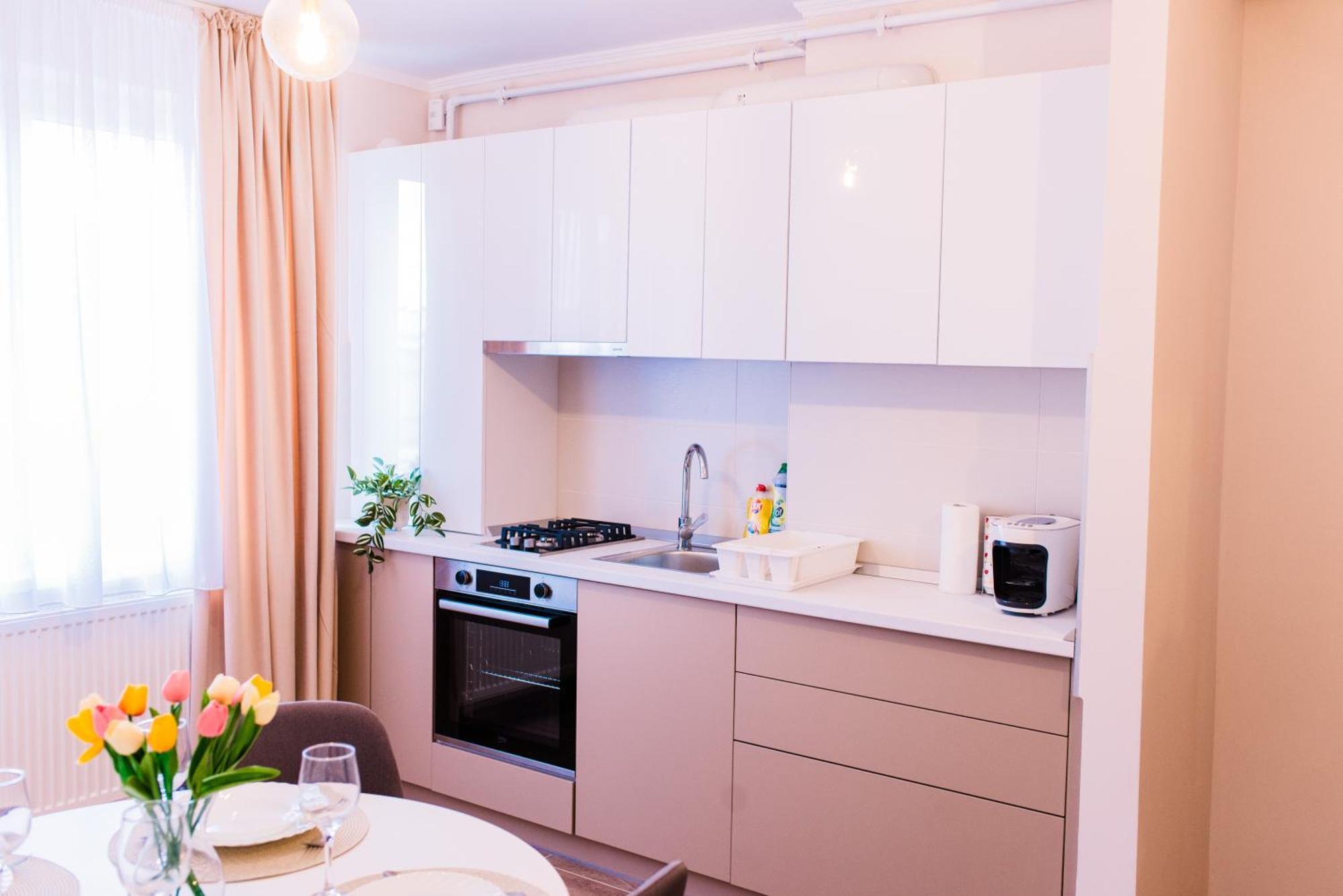 Central White Apartment Satu Mare Dış mekan fotoğraf